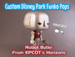Imagine Ears Disney Epcot Horizons Robot Butler custom Funko Pop