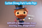 Imagine Ears Custom Funko Pop Epcot Dreamfinder Figment Journey Into Imagination