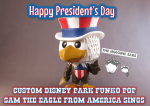 Imagine Ears custom Disney Parks Funko Pop - Sam the Eagle from America Sings